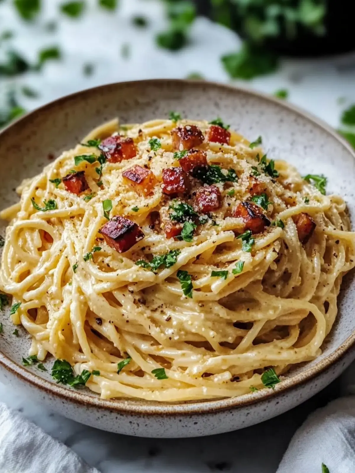 Creamy Vegan Carbonara Recipe that Tastes Like the Real Deal 3 Creamy Vegan Carbonara Recipe