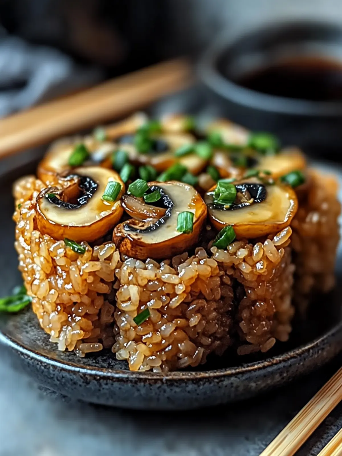 Miso Mushroom Crispy Rice Savory Sushi Snack to Wow Your Tastebuds 4 Miso Mushroom Crispy Rice Savory Sushi Snack