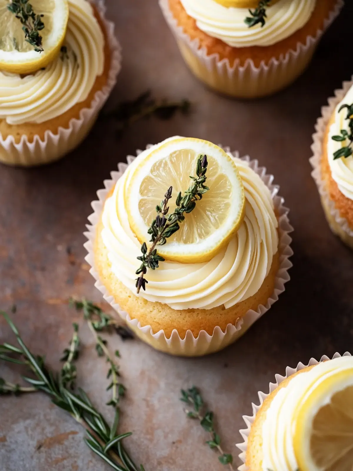 Lemon Thyme Rosemary Cupcakes That Dazzle Your Taste Buds 4 Lemon Thyme Rosemary Cupcakes