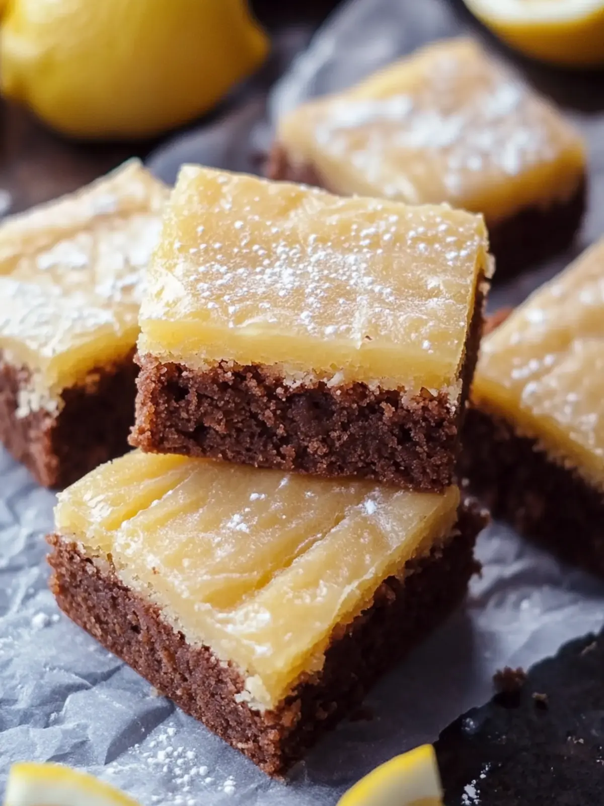 Gluten Free Lemon Brownies for a Sunny Sweet Treat 3 Gluten Free Lemon Brownies