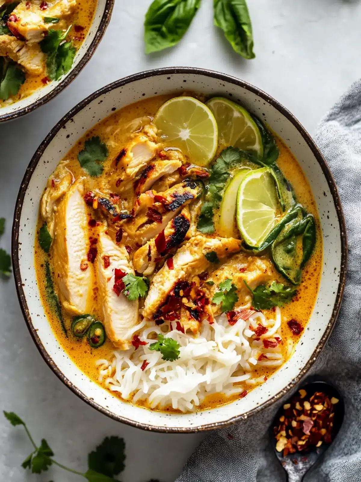 Lemongrass Broth Bowls with Yellow Curry Chicken Bliss 4 Lemongrass Broth Bowls with Yellow Curry Chicken