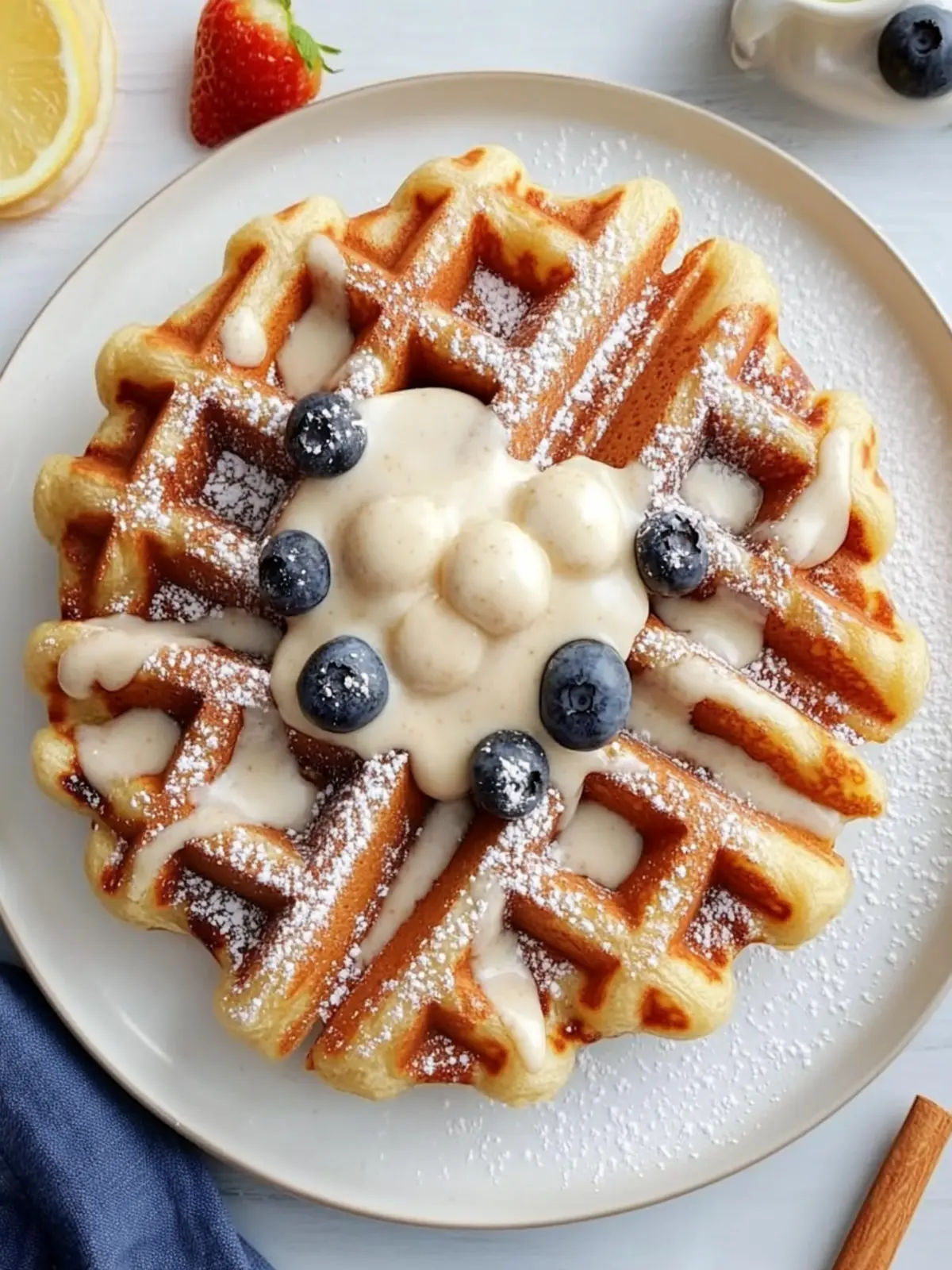 Easy Cinnamon Roll Waffles Recipe: Quick & Irresistibly Gooey 4 Easy Cinnamon Roll Waffles Recipe