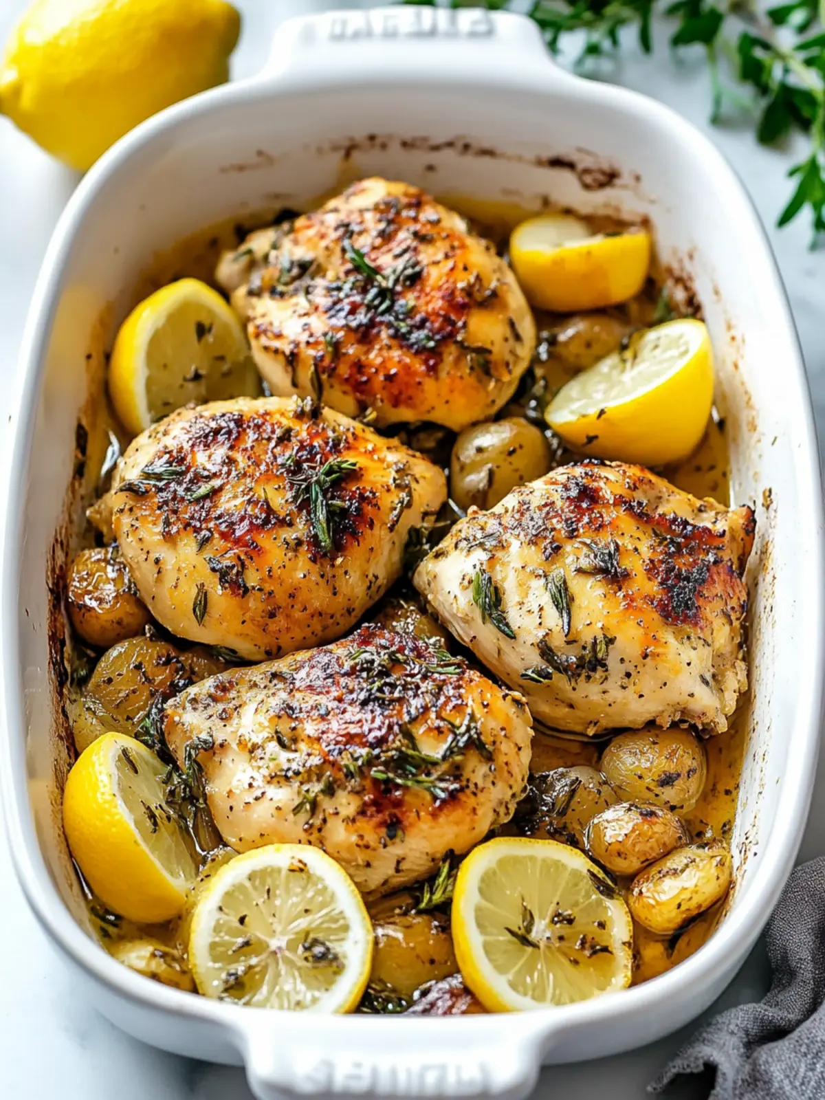Zesty Greek Lemon Chicken Thighs You’ll Crave Again and Again 2 Greek Lemon Chicken