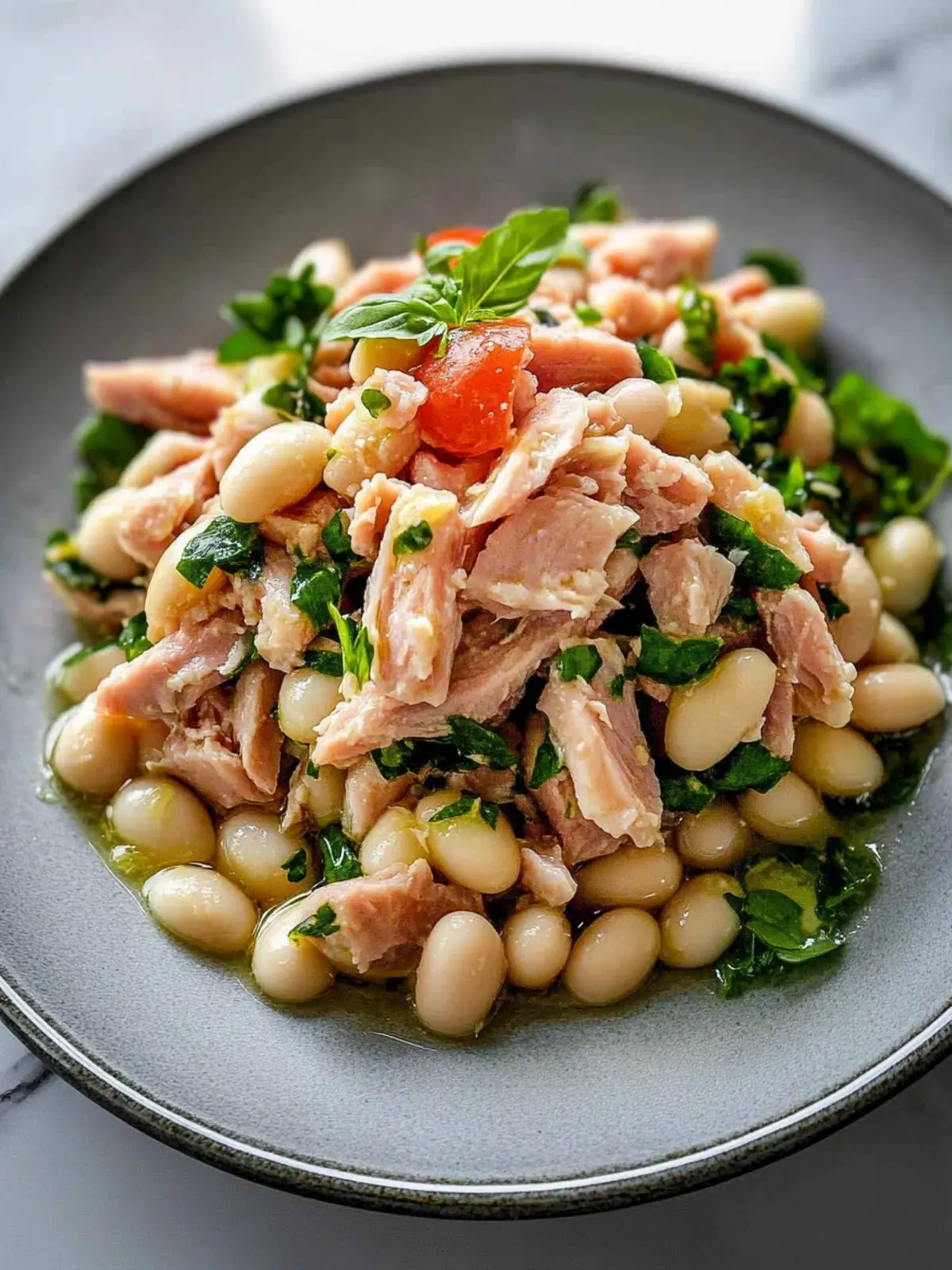 Tuna and White Bean Salad: Quick & Zesty Healthy Delight 2 Tuna and White Bean Salad