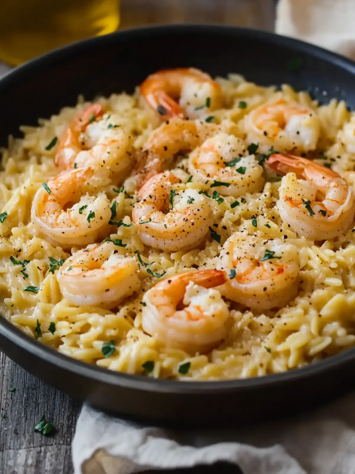 One Pan Parmesan Orzo with Shrimp Quick Creamy Dinner Delight 4 One Pan Parmesan Orzo with Shrimp Quick Creamy Dinner