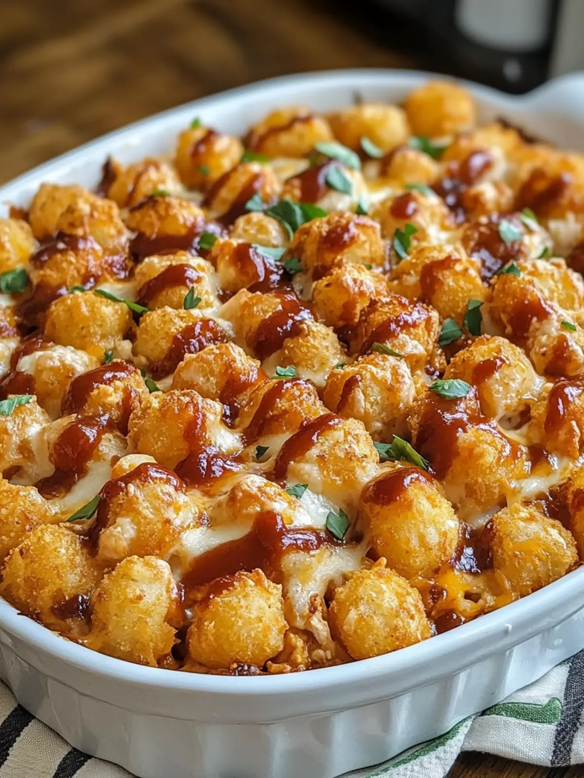 BBQ Chicken Tater Tot Casserole: Comfort in Every Bite 2 BBQ Chicken Tater Tot Casserole