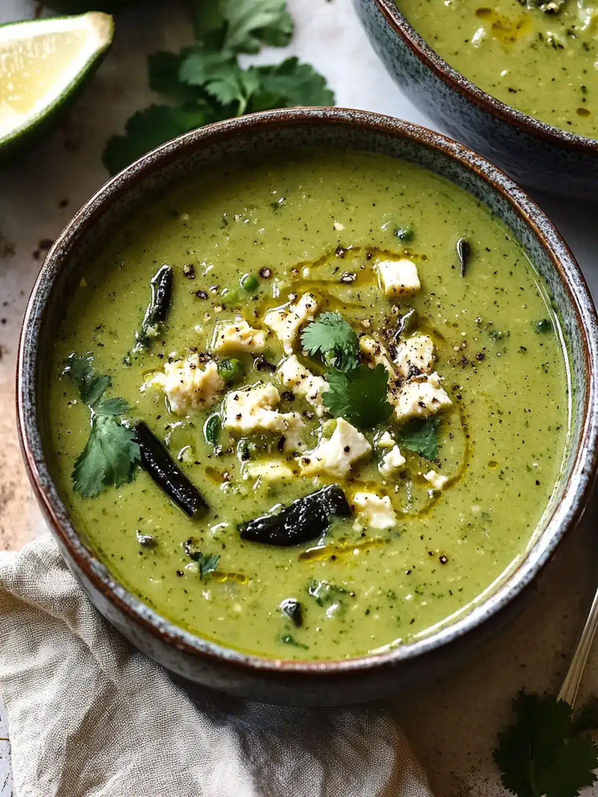 Creamy Roasted Poblano Soup for Cozy Nights In 2 Roasted Poblano Soup