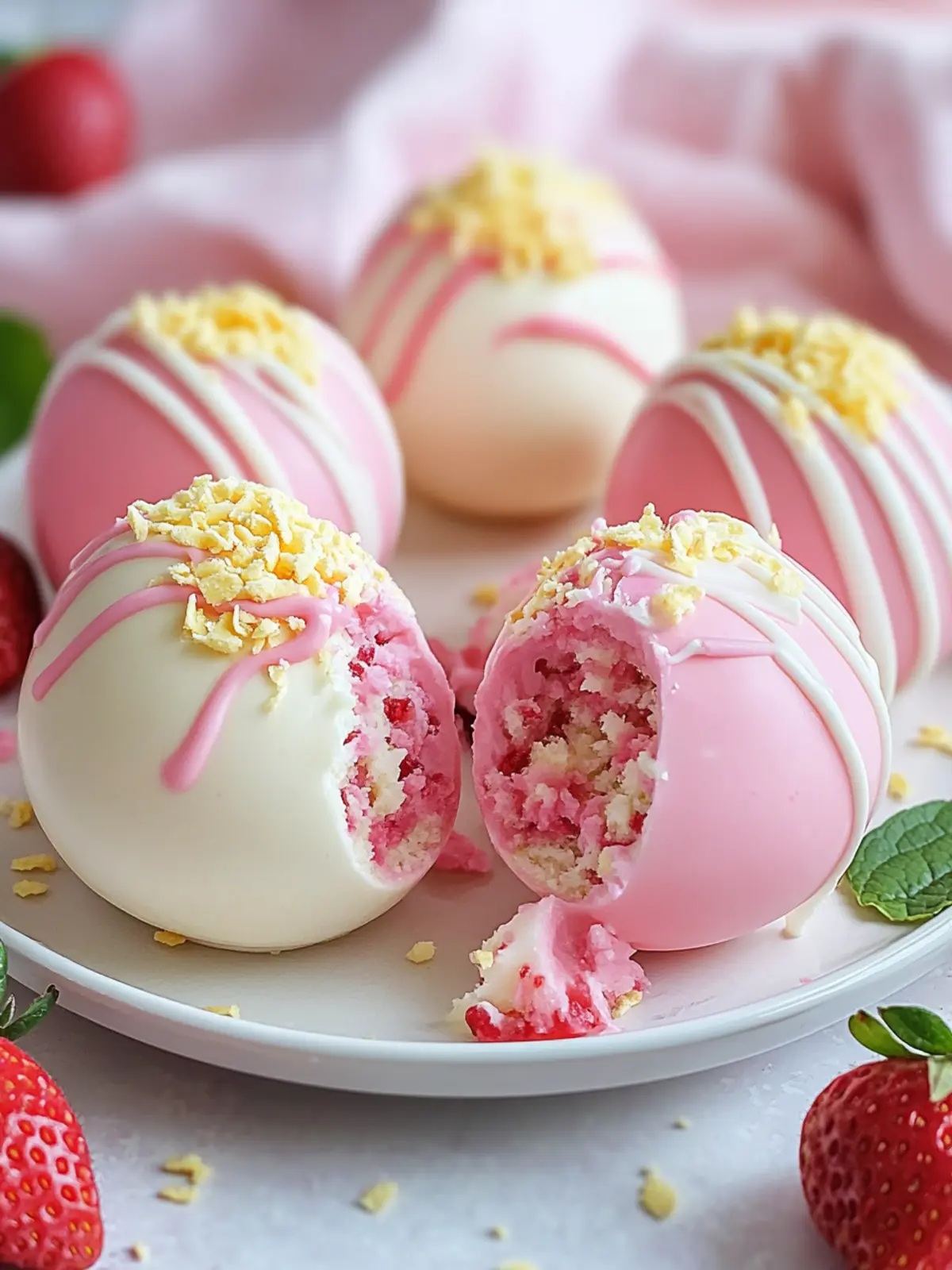 Decadent Strawberry Shortcake Easter Egg Bombs Recipe for Spring Joy 2 Decadent Strawberry Shortcake Easter Egg Bombs Recipe