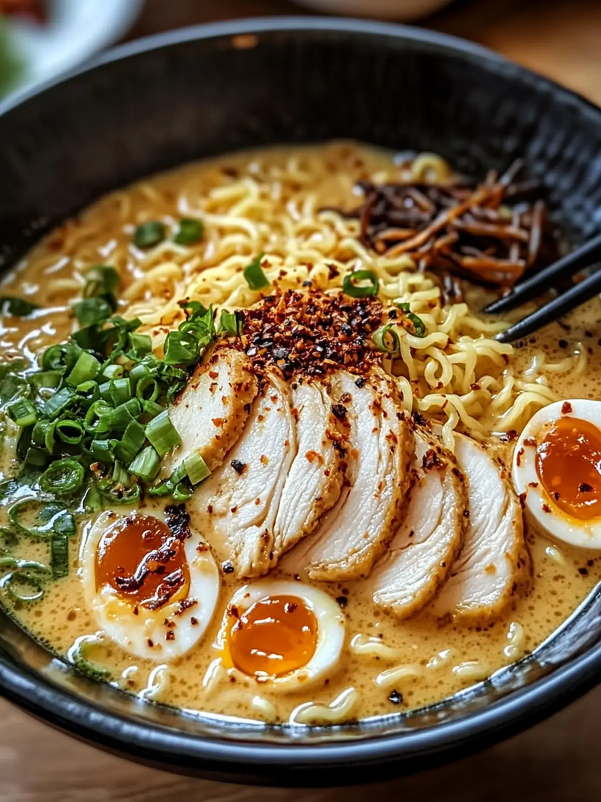 Creamy Garlic Chicken Ramen for Cozy Dinner Nights 4 Creamy Garlic Chicken Ramen