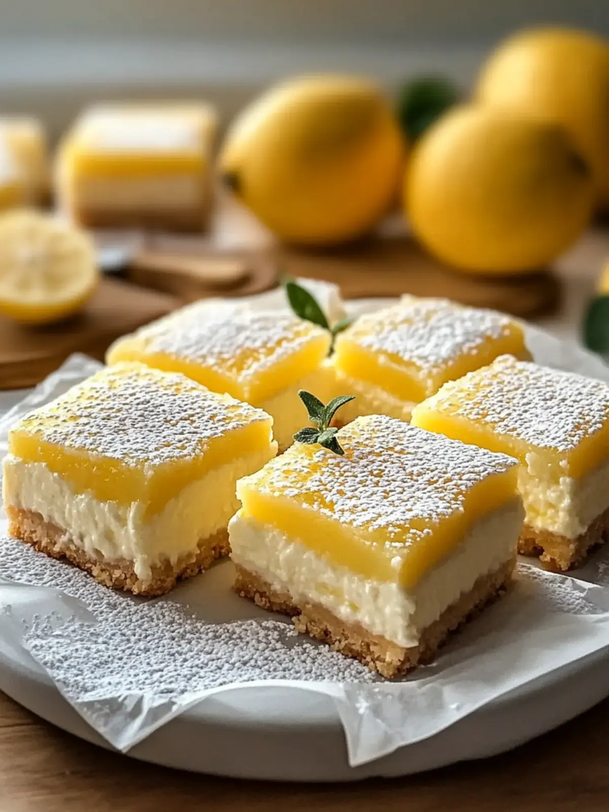 Creamy Cheesecake Lemon Bars That Brighten Your Day 3 Creamy Cheesecake Lemon Bars