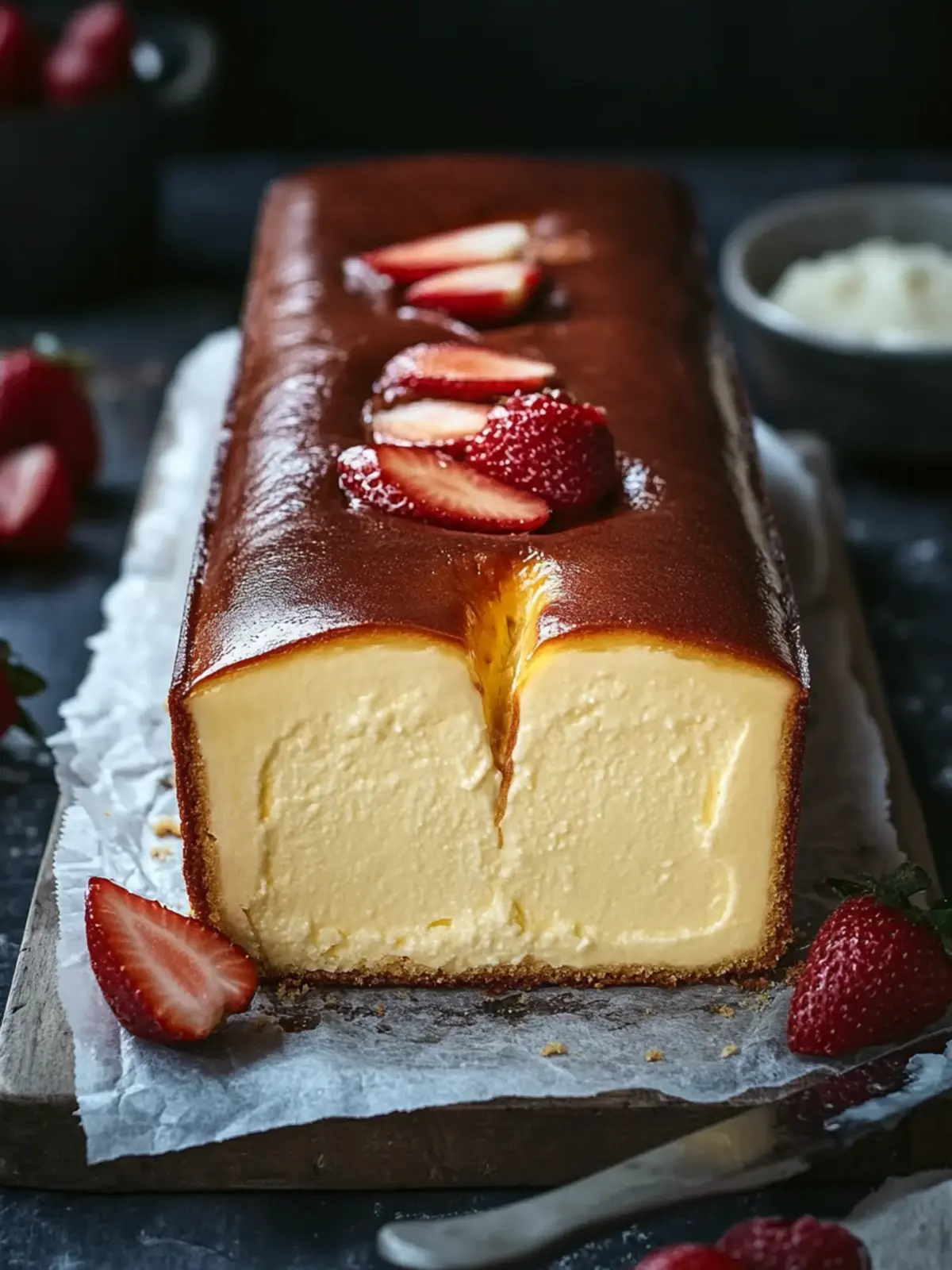 Basque Cheesecake Loaf