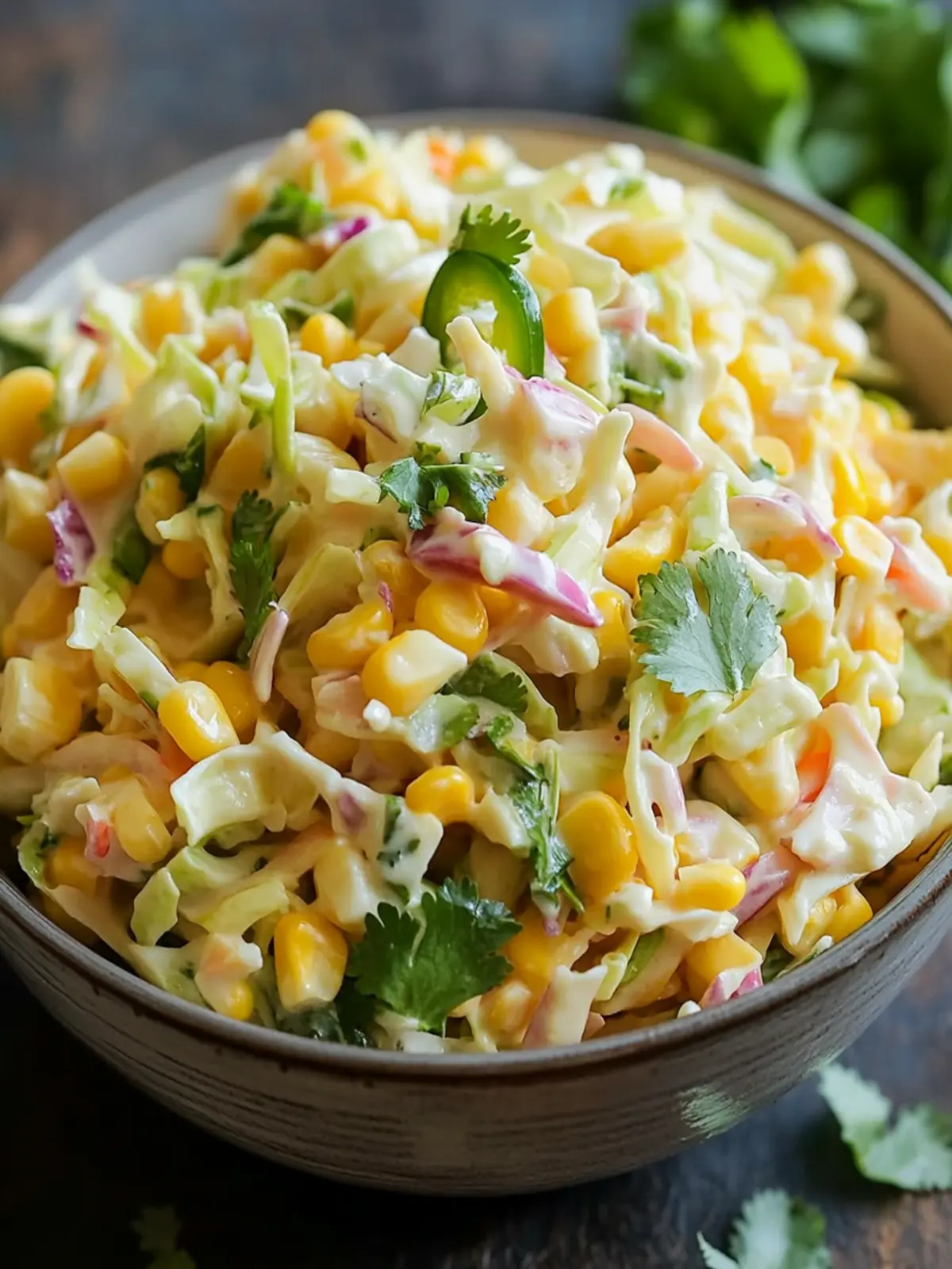 Jalapeno Corn Coleslaw: Spicy Crunch for Your Next BBQ 4 Jalapeno Corn Coleslaw