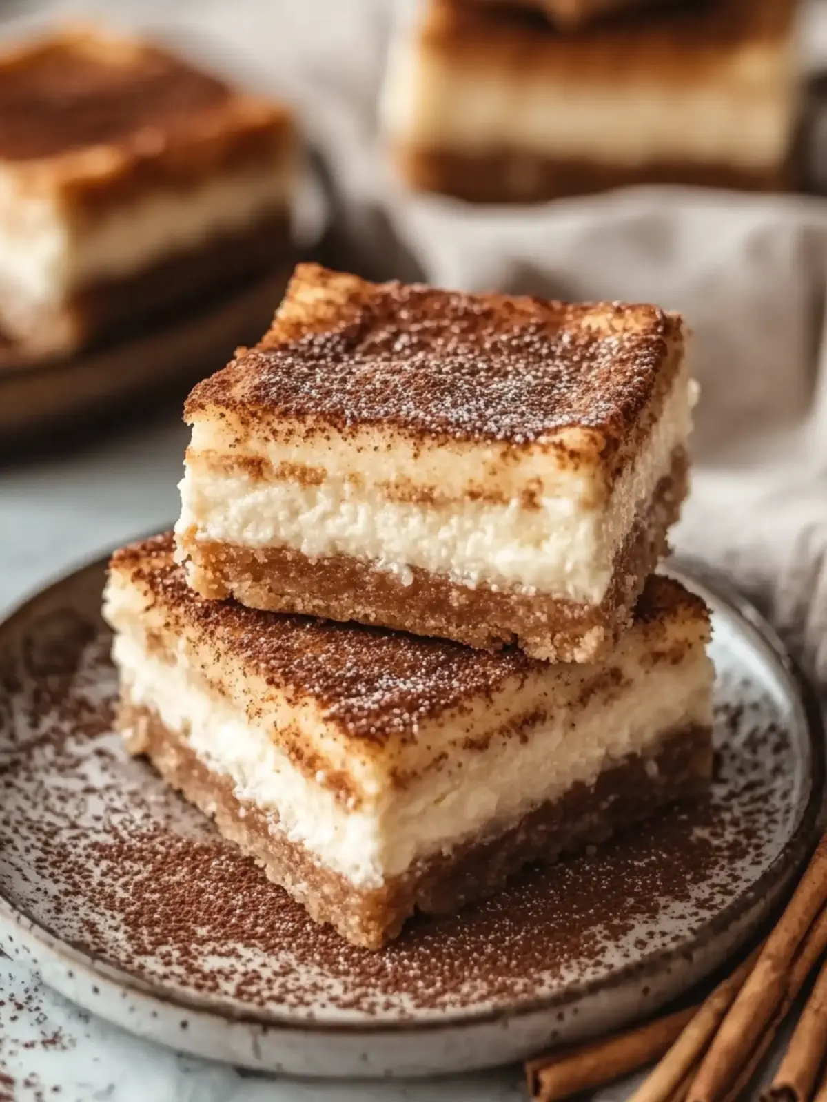 Churro Cheesecake Bars: Your New Favorite Easy Dessert Delight 4 Churro Cheesecake Bars