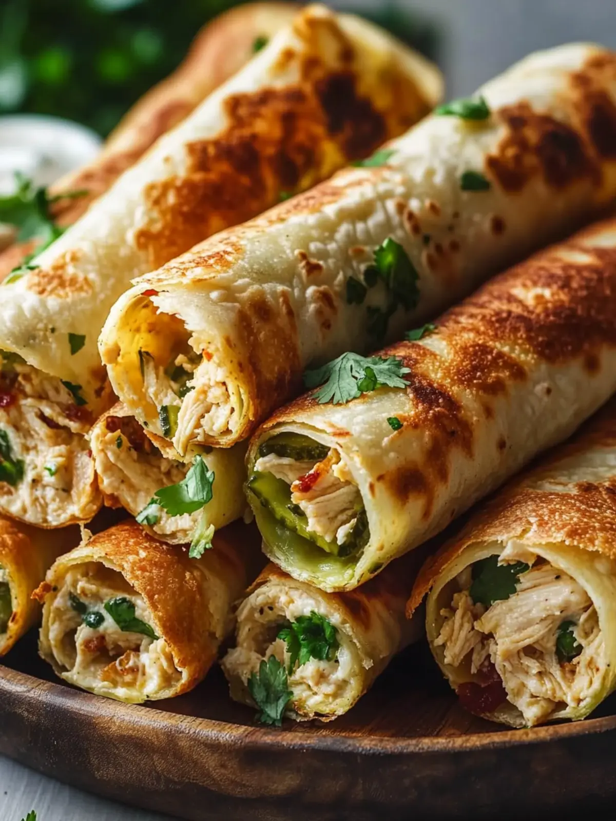 Dill Pickle Ranch Chicken Taquitos for a Fun Flavor Boost 4 Dill Pickle Ranch Chicken Taquitos