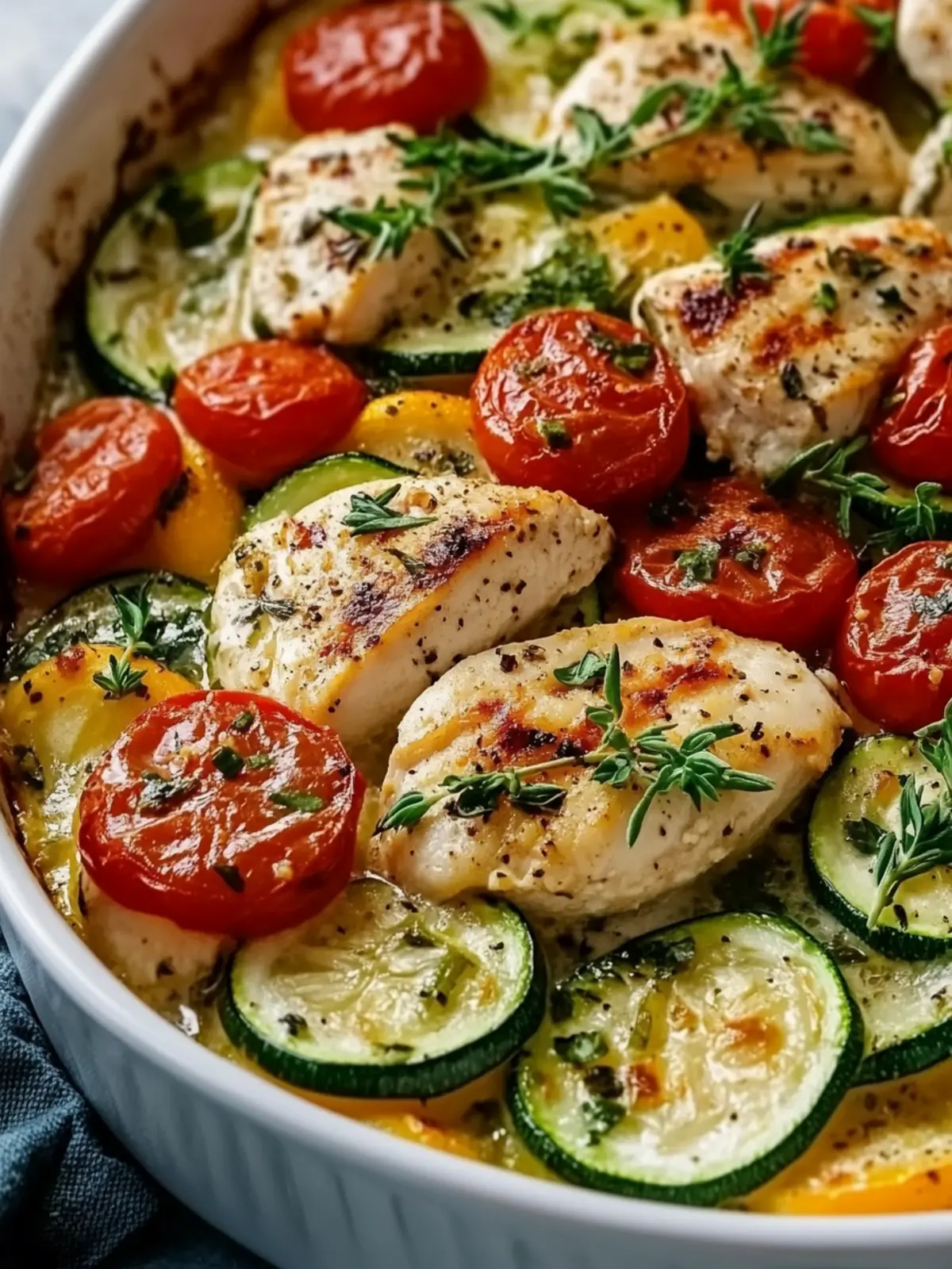 Mediterranean Chicken Zucchini Bake: A Flavorful Family Feast 2 Mediterranean Chicken Zucchini Bake