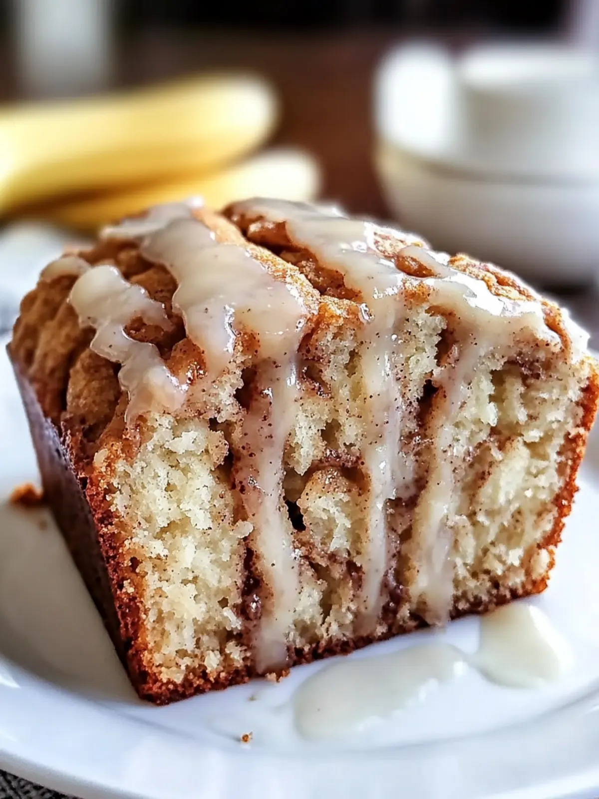 Cinnamon Roll Banana Bread: Your Irresistibly Vegan Delight 4 Cinnamon Roll Banana Bread: Irresistibly Sweet Vegan Bliss