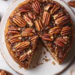 Indulge in Vegan Pecan Upside Down Cake - A Cozy Delight 9 Vegan Pecan Upside Down Cake