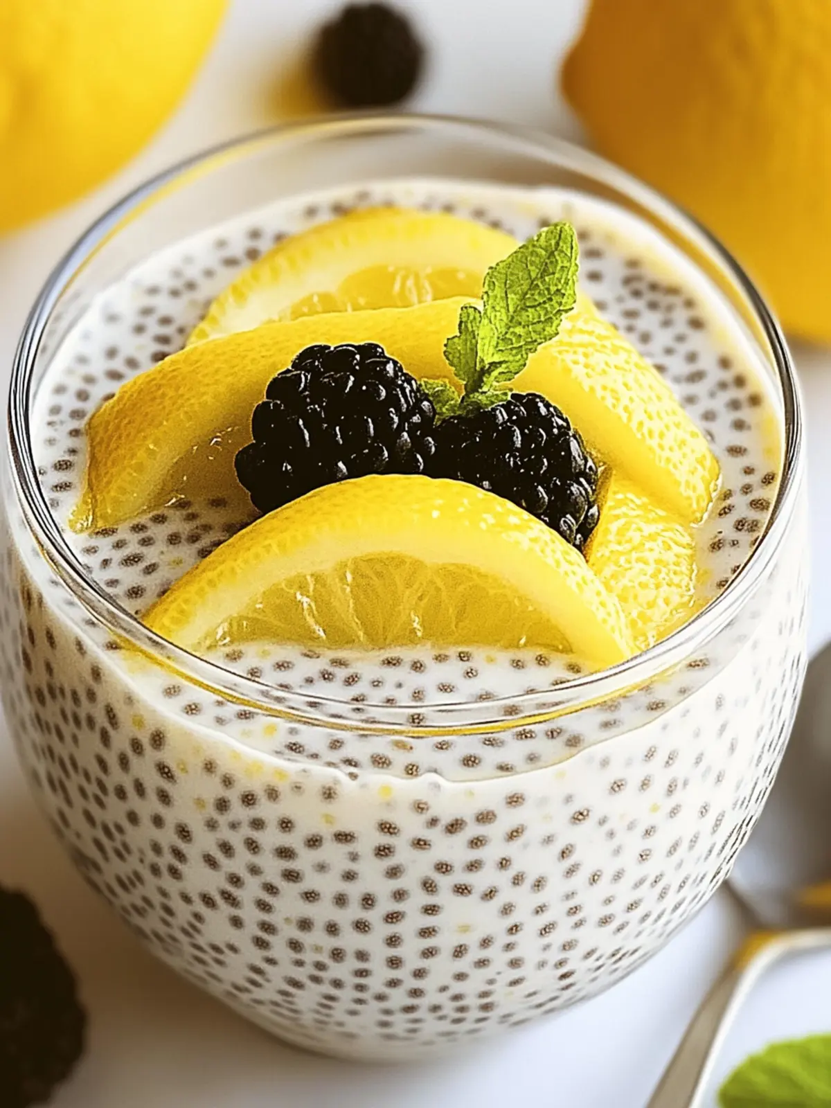 Creamy Lemon Chia Pudding: Your Guilt-Free Dessert Bliss 3 Creamy Lemon Chia Pudding