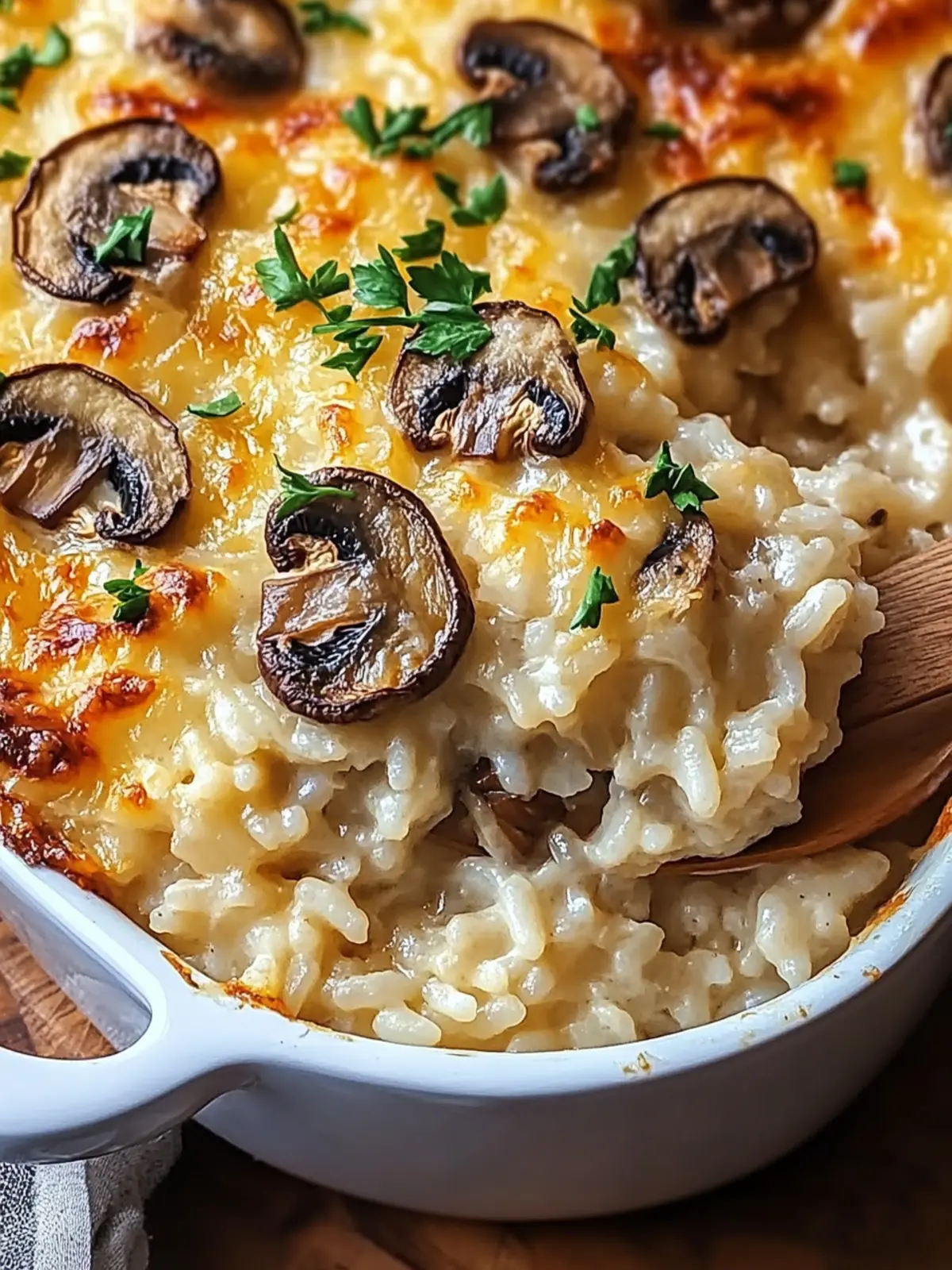 Cheesy Mushroom Rice Bake: The Ultimate Comfort Food Delight 5 Cheesy Mushroom Rice Bake