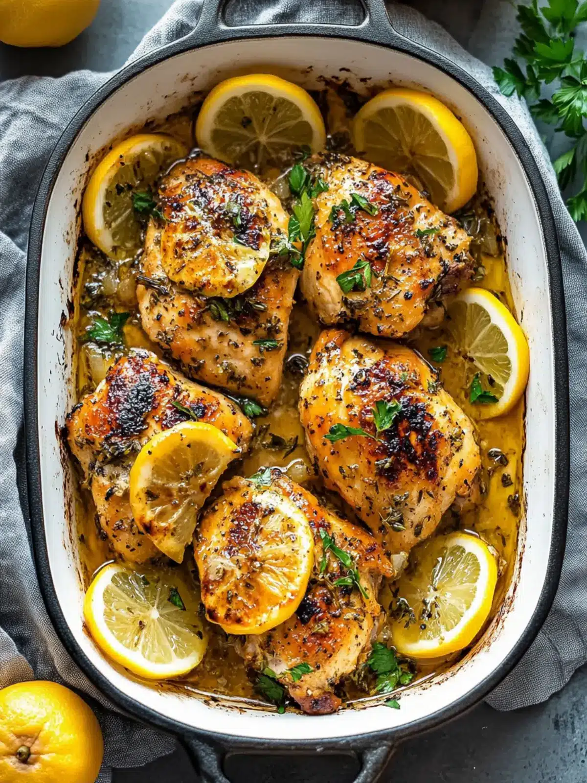 Zesty Greek Lemon Chicken Thighs You’ll Crave Again and Again 5 Greek Lemon Chicken