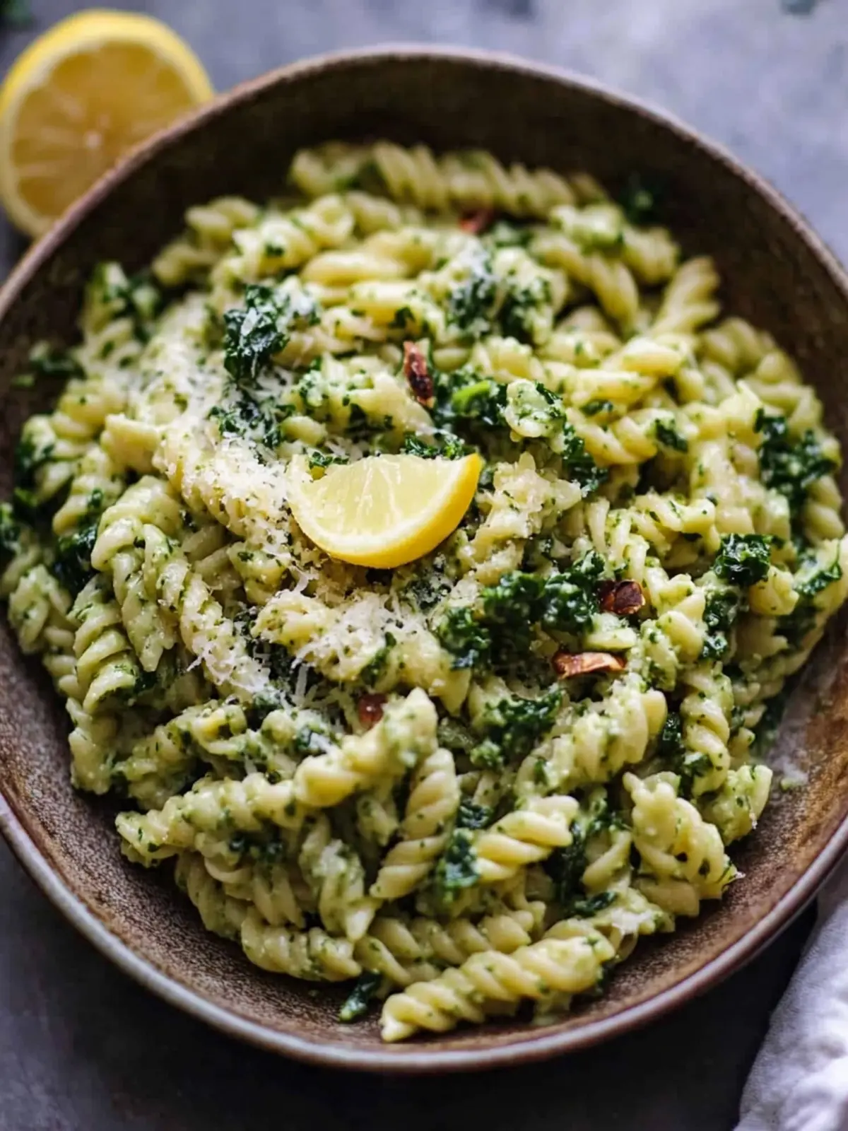 Creamy Kale Pasta with Lemon Ready in Just 15 Minutes 5 Kale Pasta With Lemon