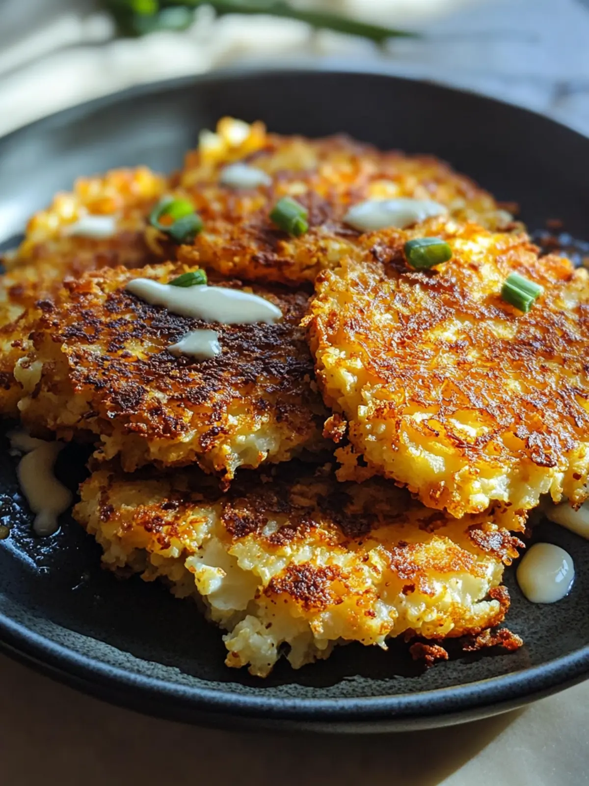 Crispy Cauliflower Hash Browns: Your Healthier Morning Boost 5 Crispy Cauliflower Hash Browns