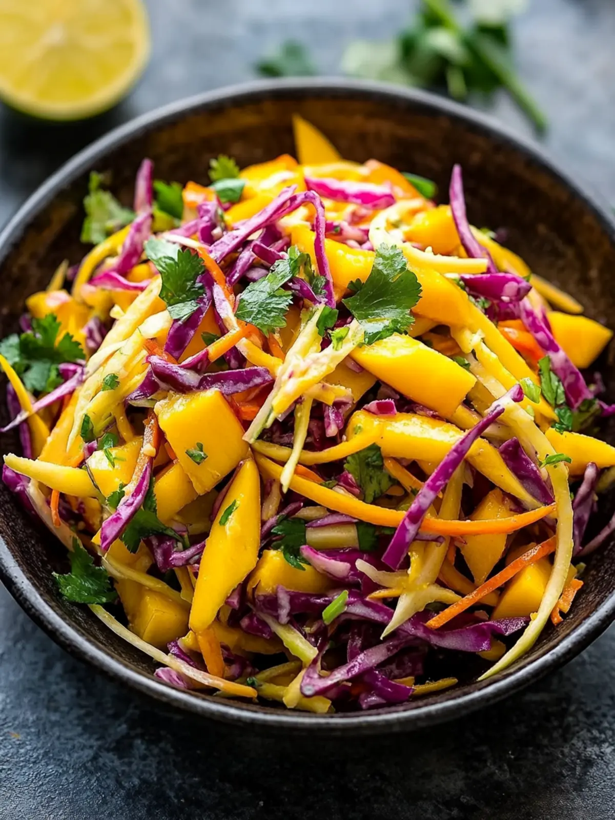 Delicious Mango Slaw: A Refreshing Side for Any Meal 2 Delicious Mango Slaw