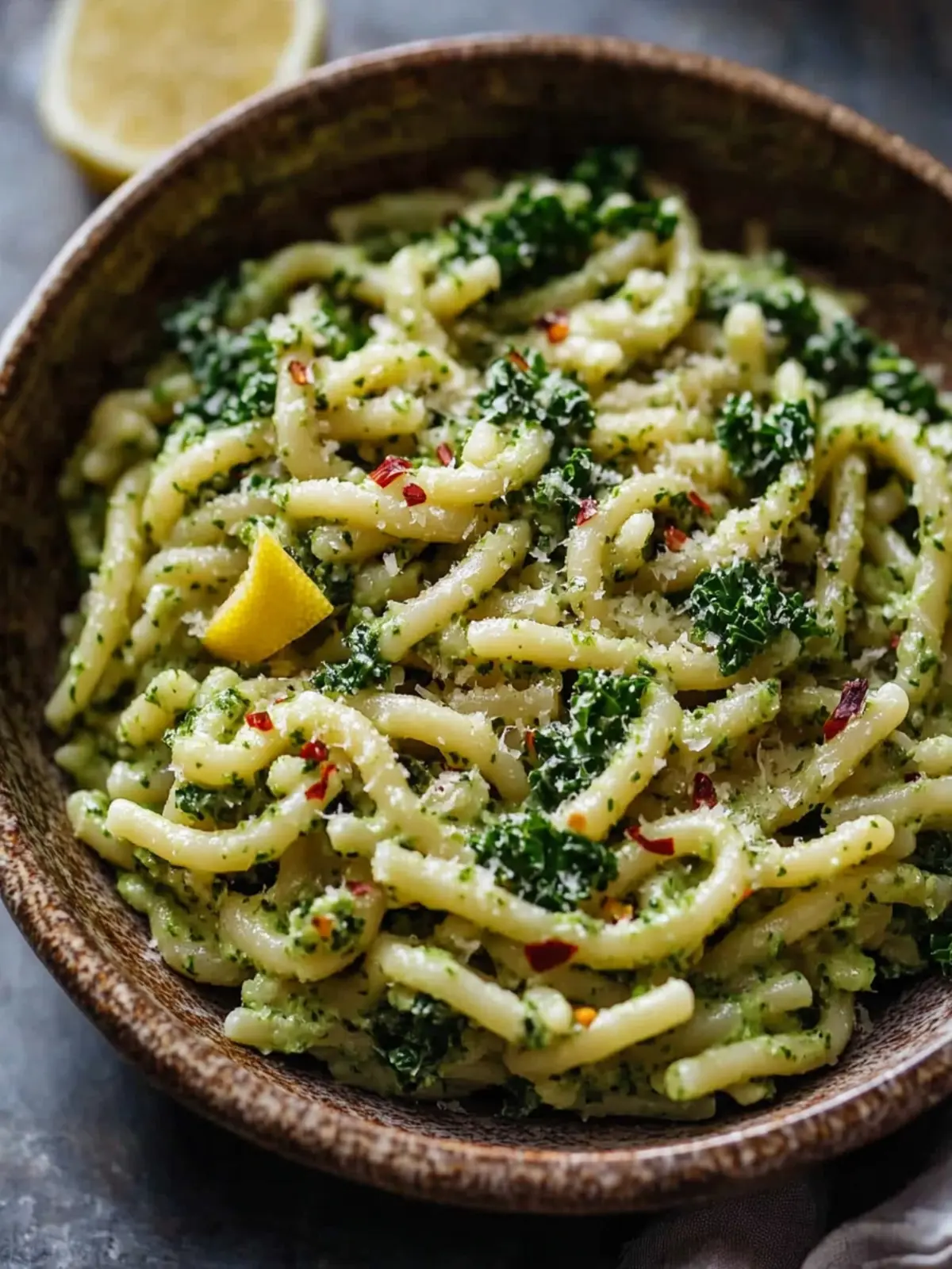 Creamy Kale Pasta with Lemon Ready in Just 15 Minutes 2 Kale Pasta With Lemon