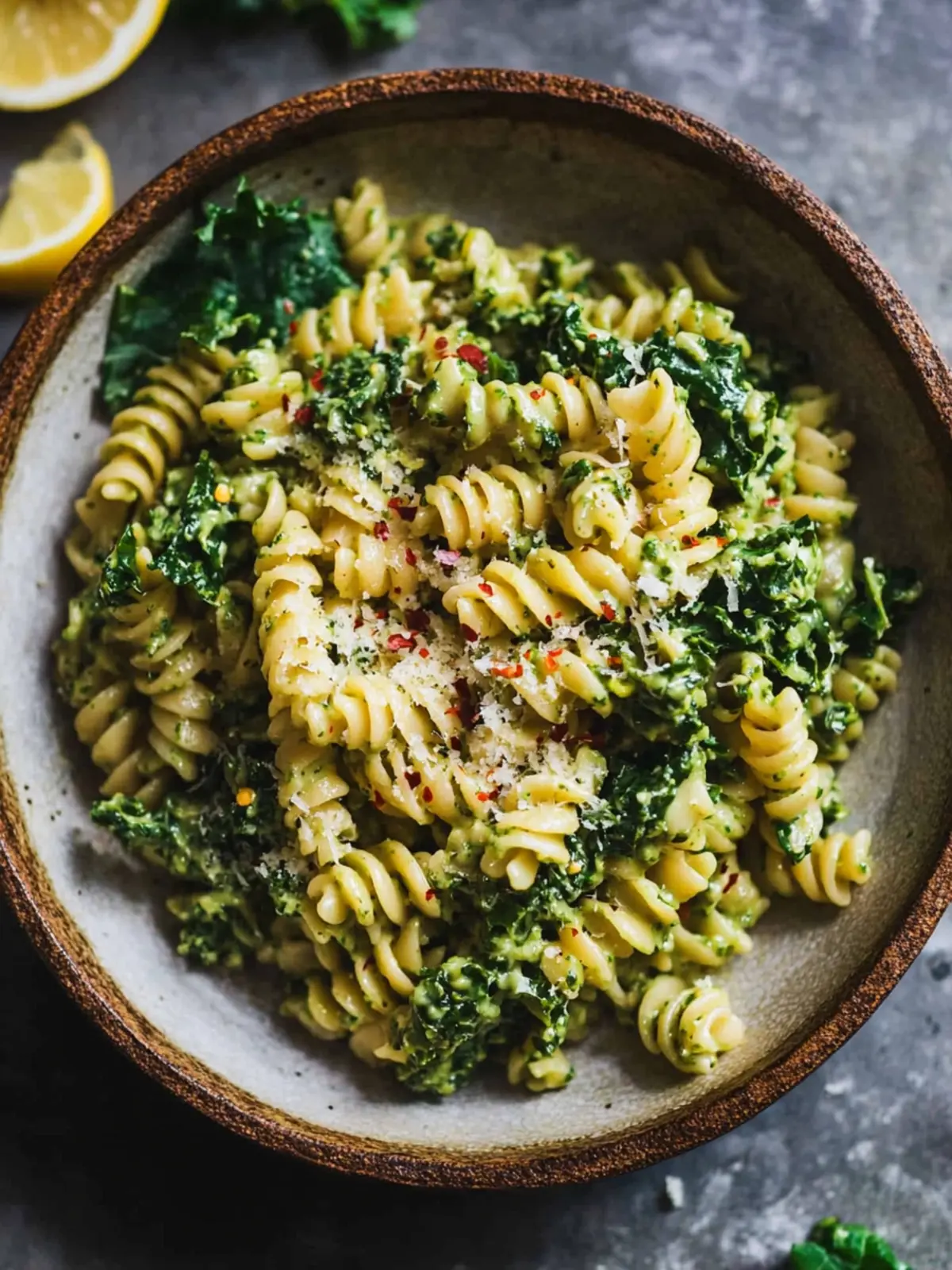 Creamy Kale Pasta with Lemon Ready in Just 15 Minutes 3 Kale Pasta With Lemon