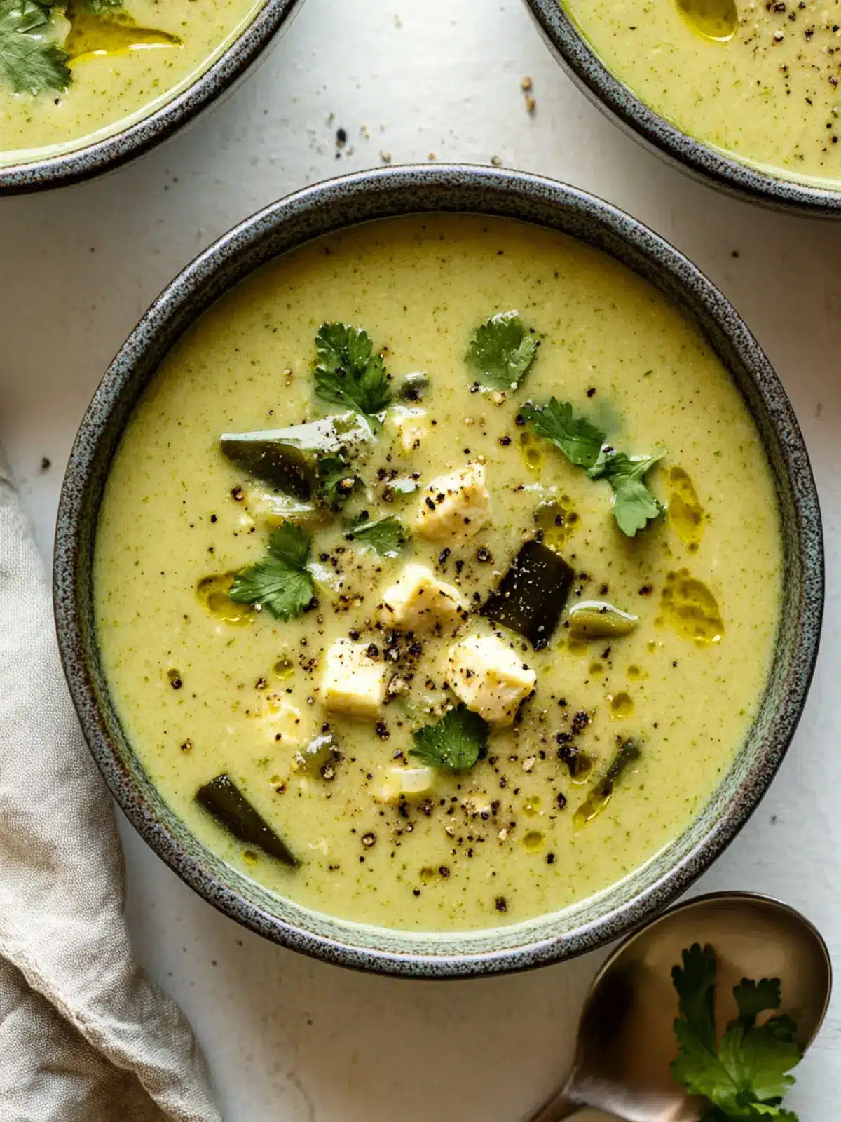 Creamy Roasted Poblano Soup for Cozy Nights In 3 Roasted Poblano Soup