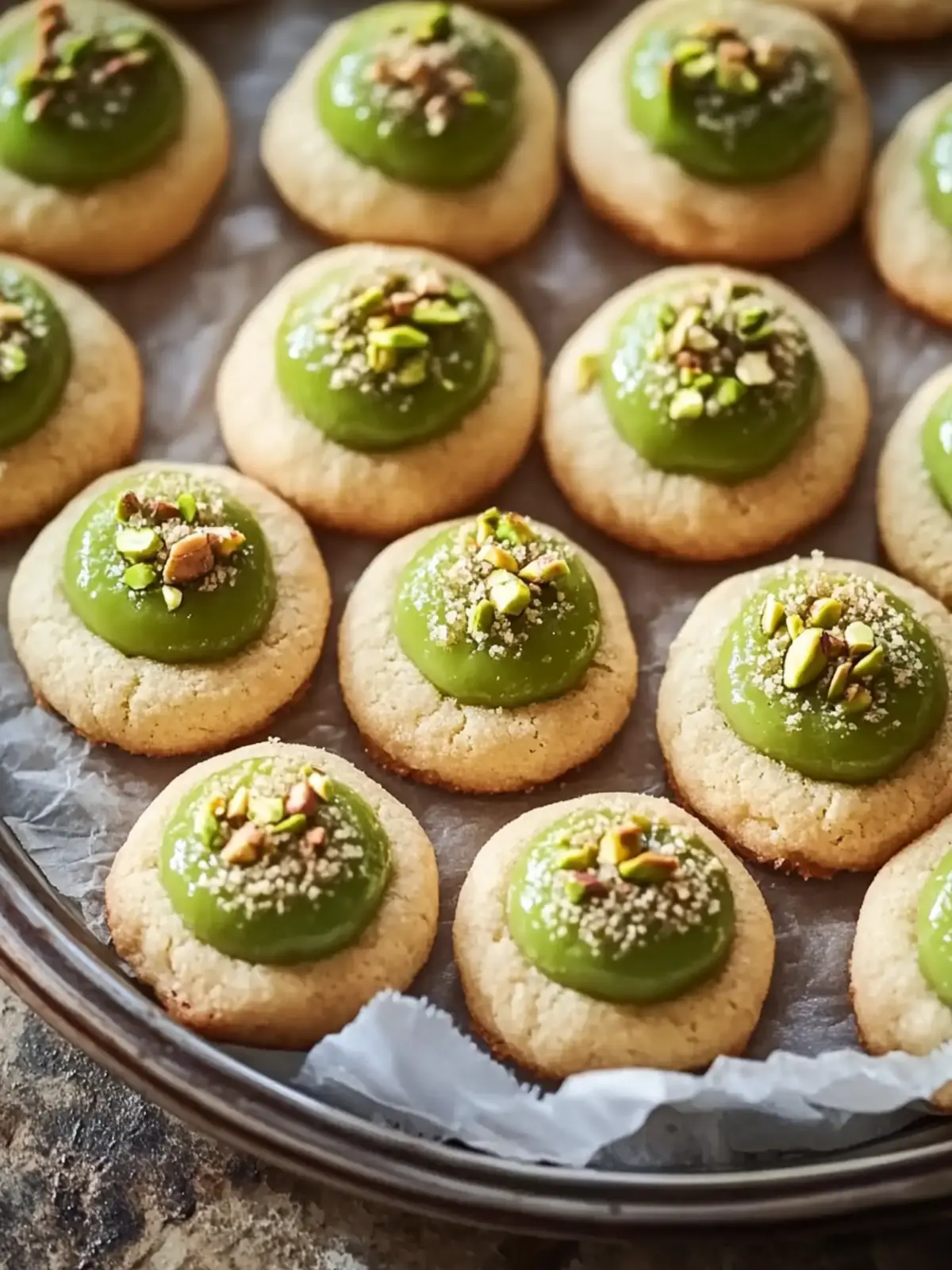 Pistachio Thumbprint Cookies Recipe with Fruity Jam Delight 2 Pistachio Thumbprint Cookies Recipe