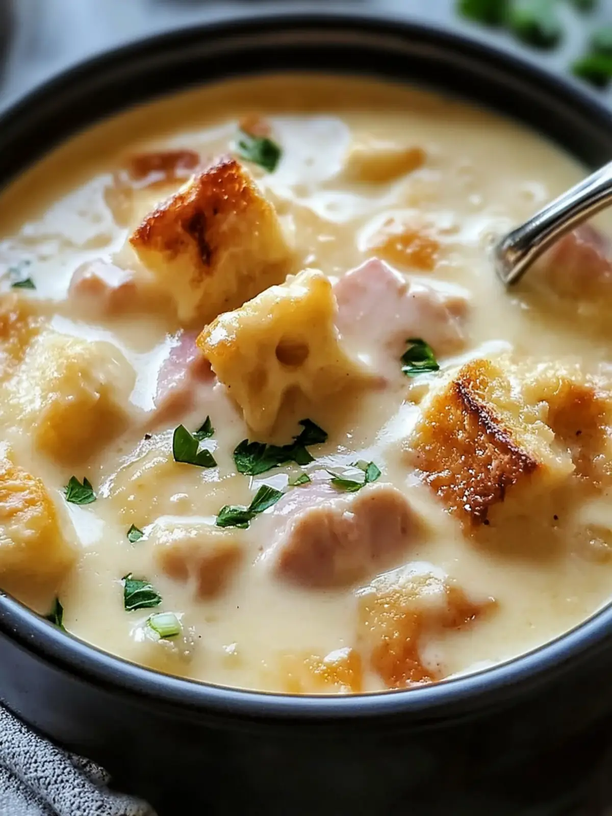 Creamy Chicken Cordon Bleu Soup Recipe to Warm Your Soul 5 Chicken Cordon Bleu Soup Recipe