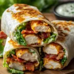 Crispy Bacon Ranch Chicken Wraps: Quick & Delicious Delight 6 Crispy Bacon Ranch Chicken Wraps