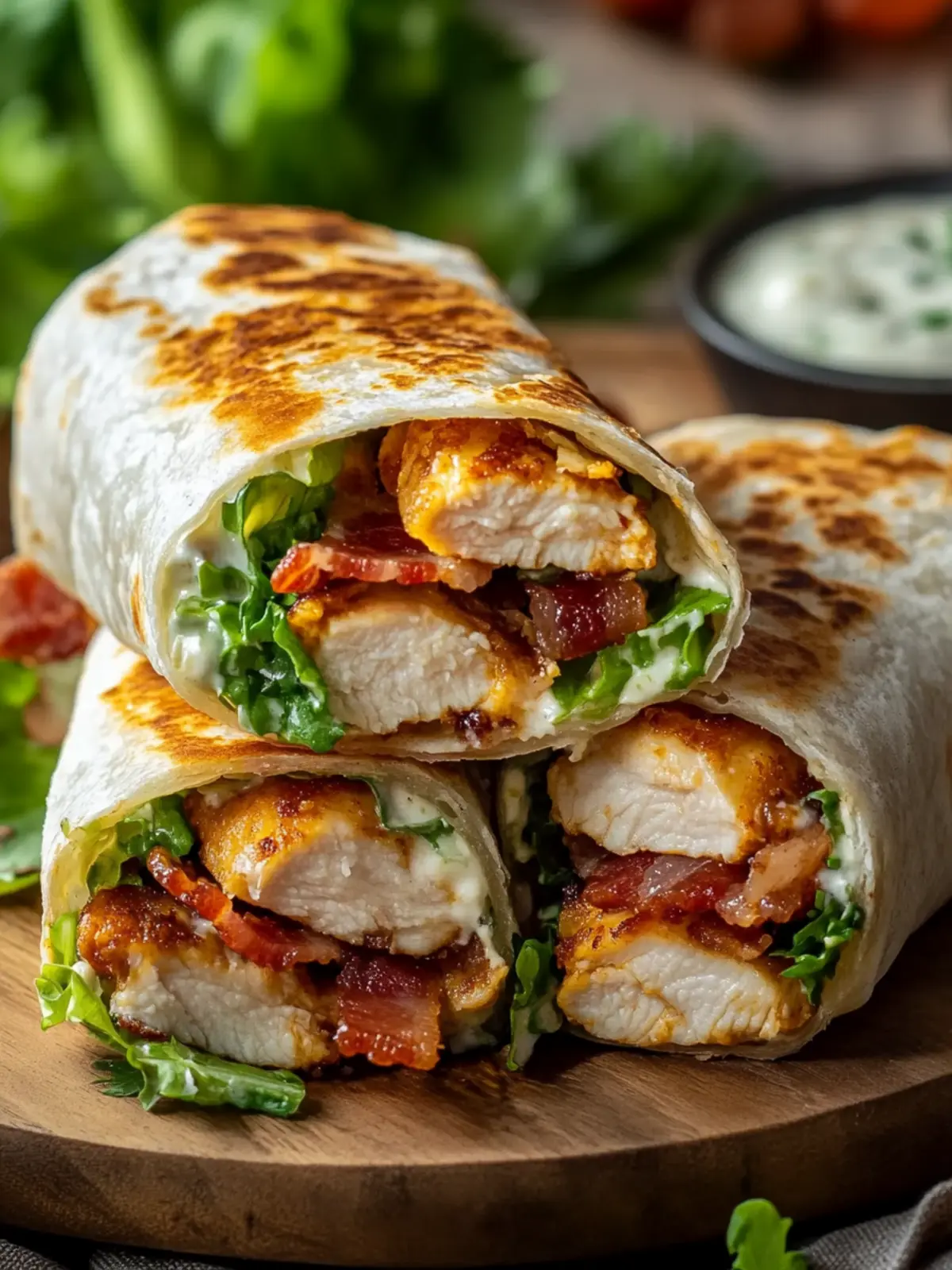 Crispy Bacon Ranch Chicken Wraps: Quick & Delicious Delight 5 Crispy Bacon Ranch Chicken Wraps