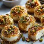 Savory Pistachio-Crusted Brie Bites for Effortless Entertaining 6 Savory Pistachio-Crusted Brie Bites: