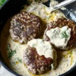 Hamburger Steaks in Creamy Dill Sauce: Family’s New Favorite 8 Hamburger Steaks in Creamy Dill Sauce