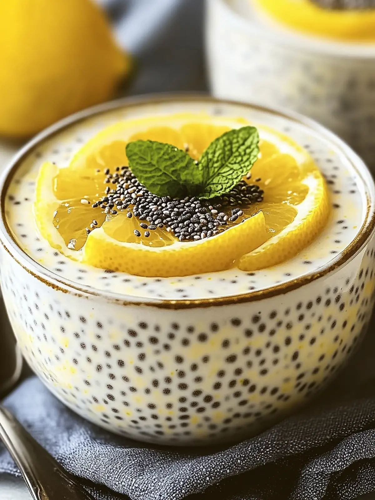 Creamy Lemon Chia Pudding: Your Guilt-Free Dessert Bliss 4 Creamy Lemon Chia Pudding