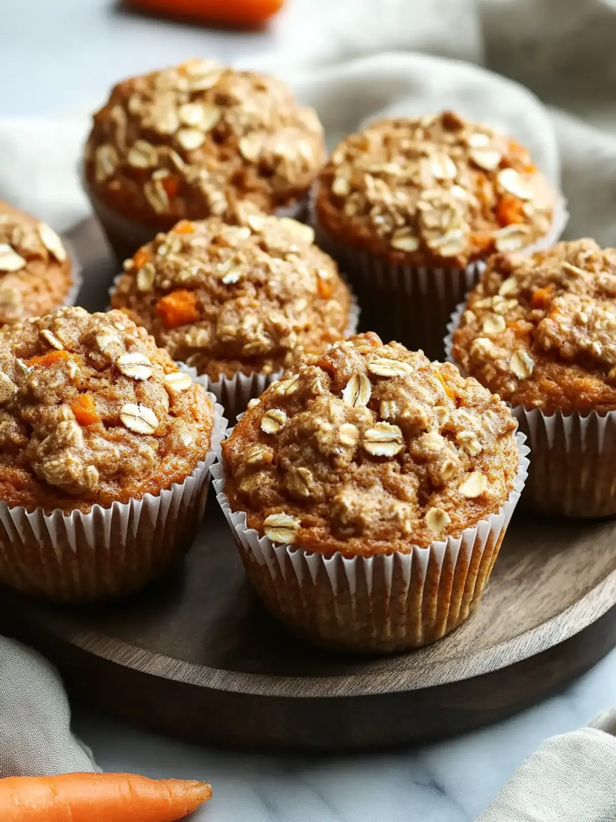 One-Bowl Healthy Oatmeal Carrot Muffins for a Wholesome Start 2 One-Bowl Healthy Oatmeal Carrot Muffins