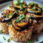Miso Mushroom Crispy Rice Savory Sushi Snack to Wow Your Tastebuds 8 Miso Mushroom Crispy Rice Savory Sushi Snack