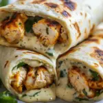 Cheesy Garlic Chicken Wraps: Low Carb Delight in 20 Minutes 6 Cheesy Garlic Chicken Wraps