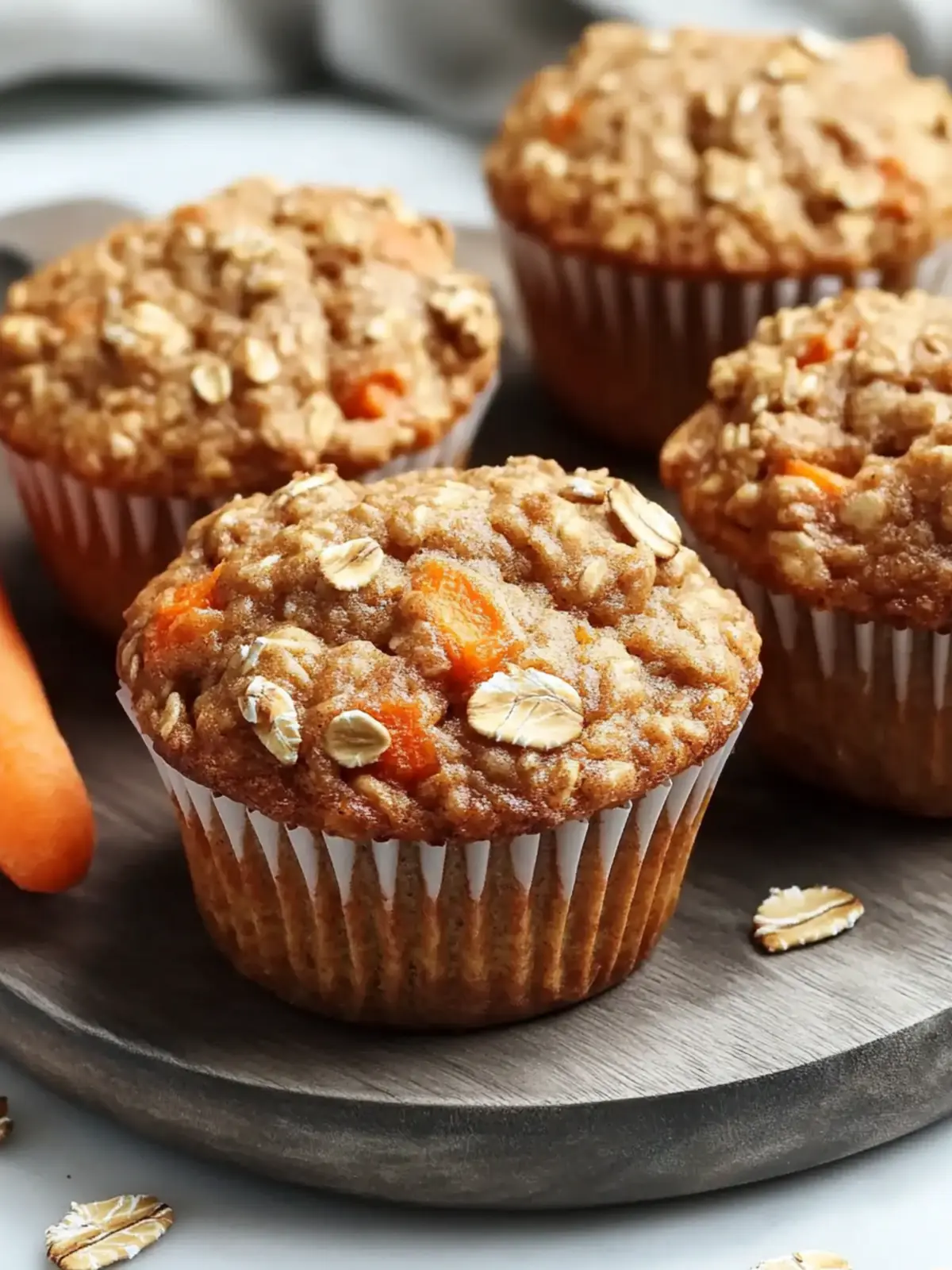 One-Bowl Healthy Oatmeal Carrot Muffins for a Wholesome Start 3 One-Bowl Healthy Oatmeal Carrot Muffins