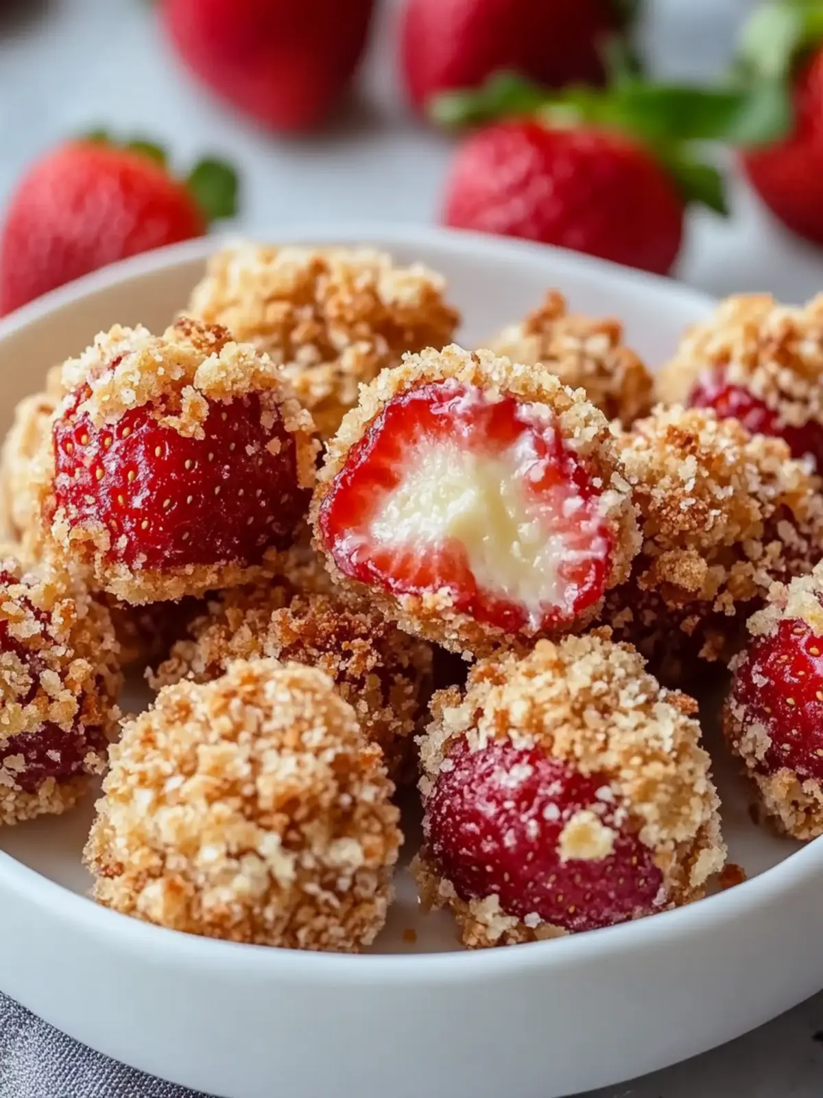 Tasty Strawberry Crunch Bites: A No-Bake Delight to Love 3 Tasty Strawberry Crunch Bites