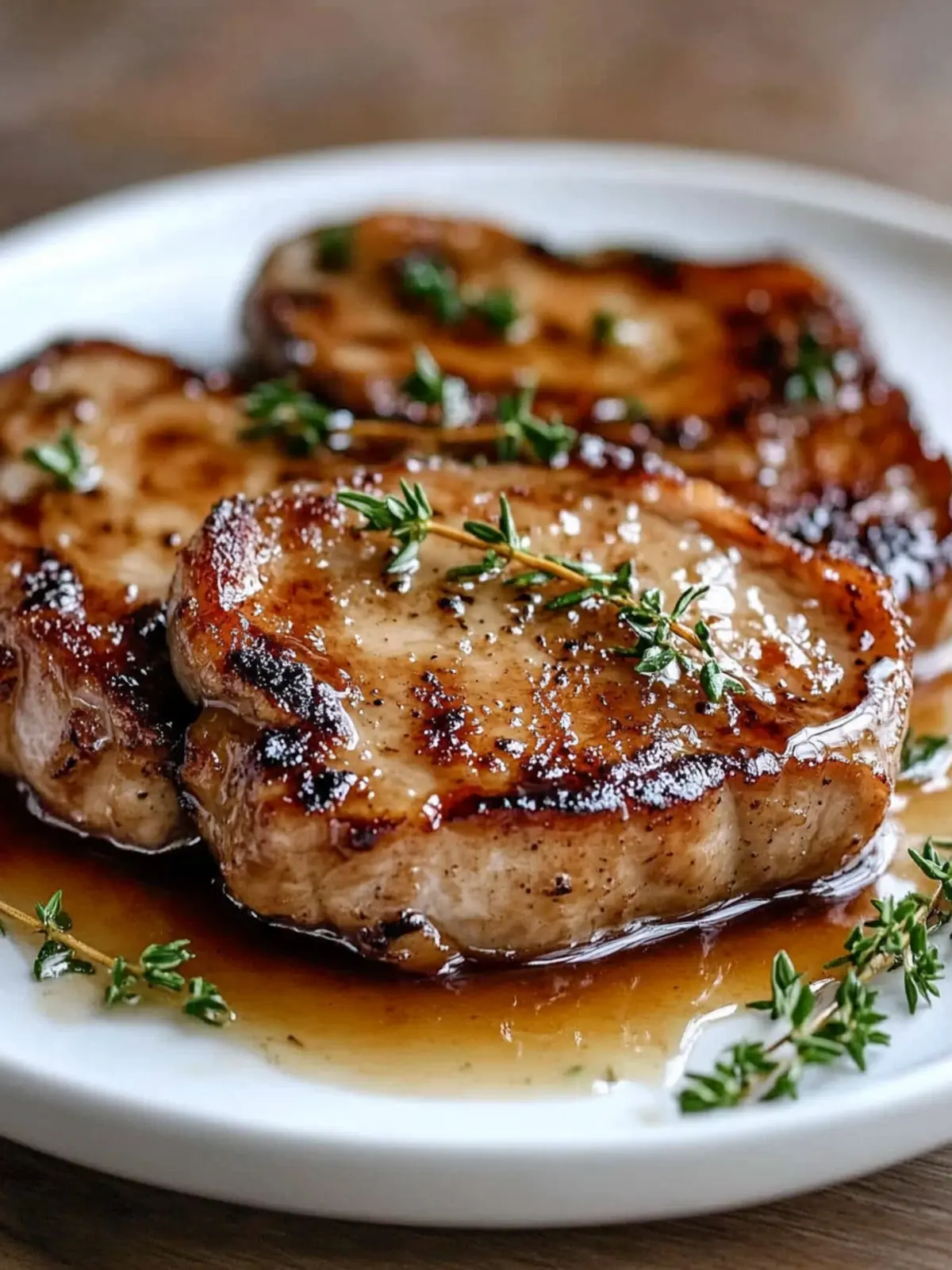 Savory Pan-Seared Honey Pork Chops in Just 25 Minutes 4 Pan-Seared Honey Pork Chops