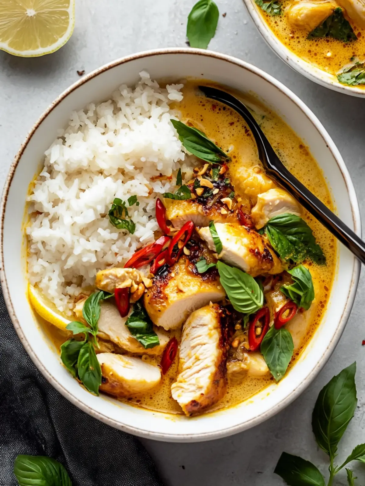 Lemongrass Broth Bowls with Yellow Curry Chicken Bliss 2 Lemongrass Broth Bowls with Yellow Curry Chicken