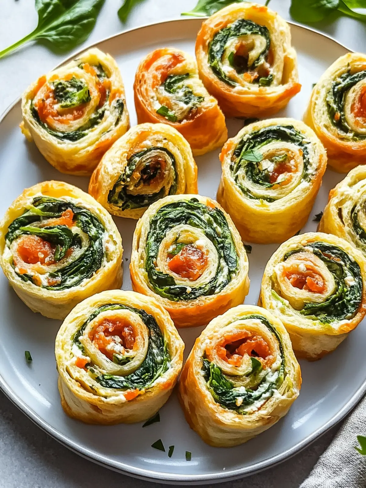 Delicious Classic Spinach Dip Pinwheels for Easy Gatherings 3 Classic Spinach Dip Pinwheels