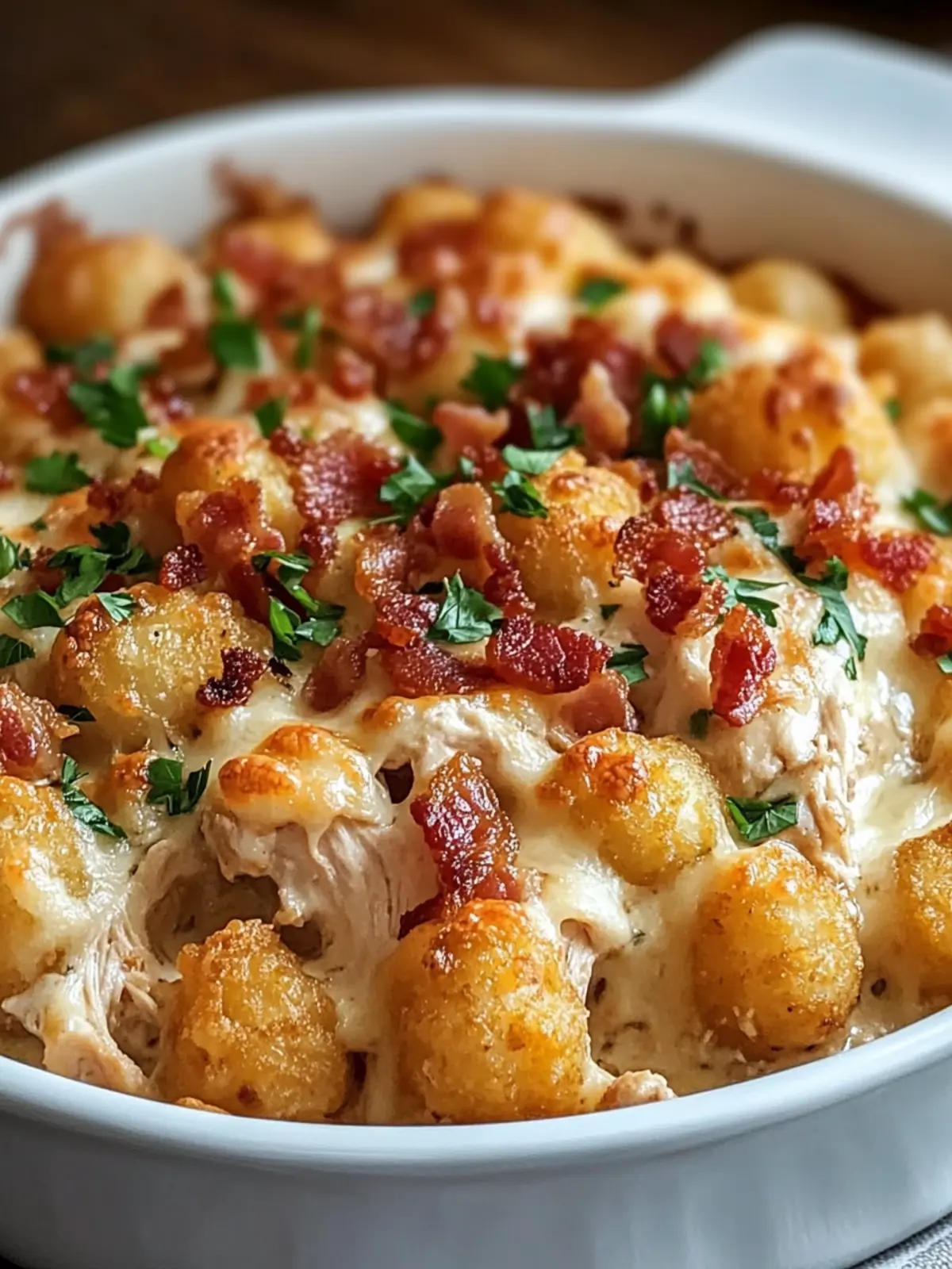 Irresistible Chicken Bacon Ranch Tater Tot Casserole Bliss 2 Irresistible Chicken Bacon Ranch Tater Tot Casserole