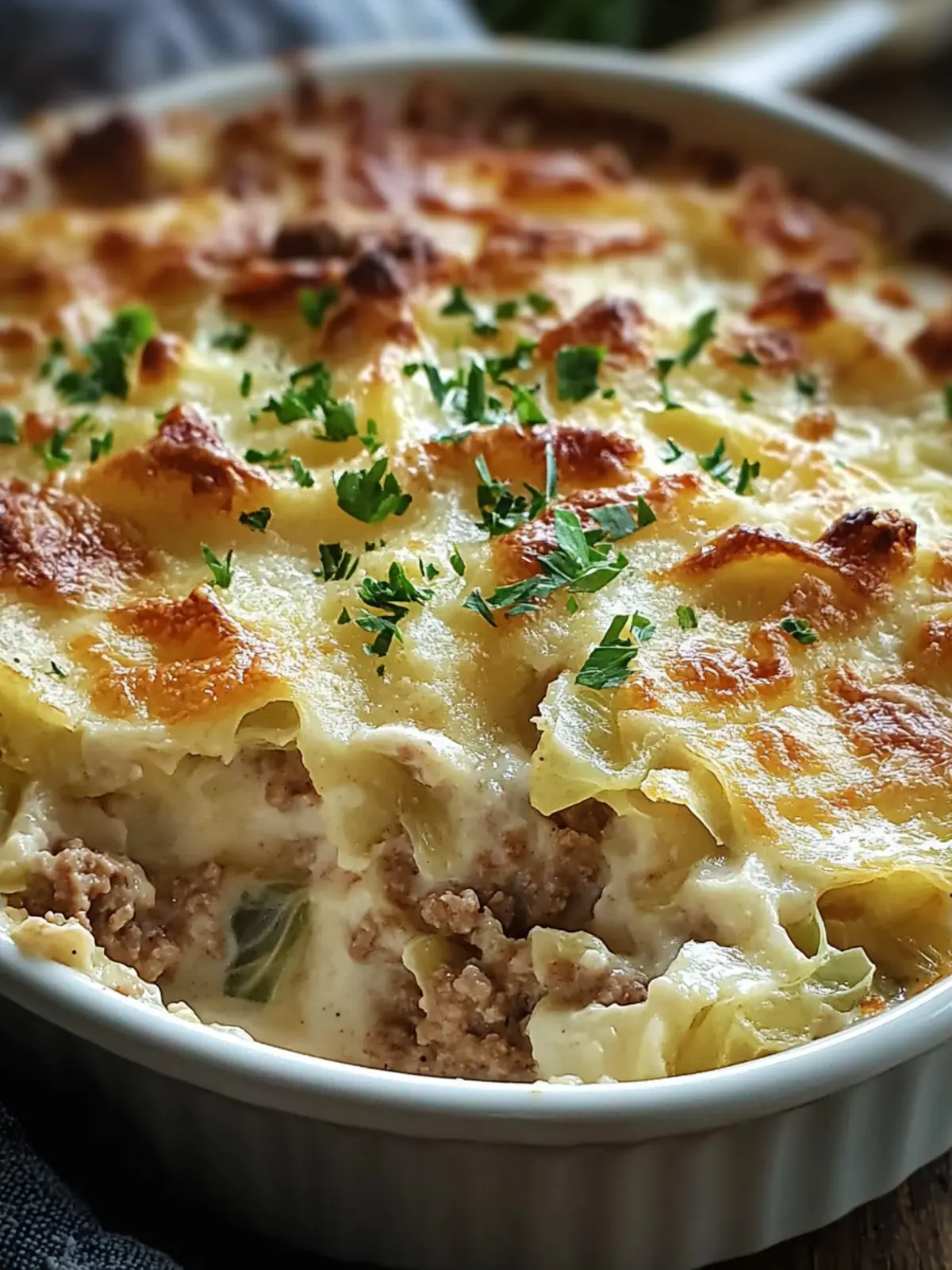 Creamed Cabbage and Ground Beef Casserole for Cozy Nights 3 Creamed Cabbage and Ground Beef Casserole