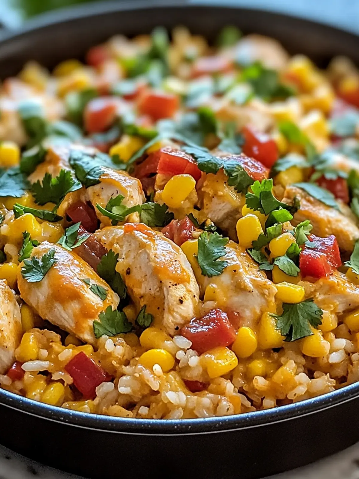 Dive Into One-Pot Cheesy Southwest Chicken & Rice Bliss 4 One-Pot Cheesy Southwest Chicken & Rice