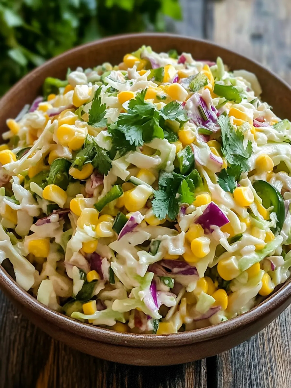 Jalapeno Corn Coleslaw: Spicy Crunch for Your Next BBQ 5 Jalapeno Corn Coleslaw