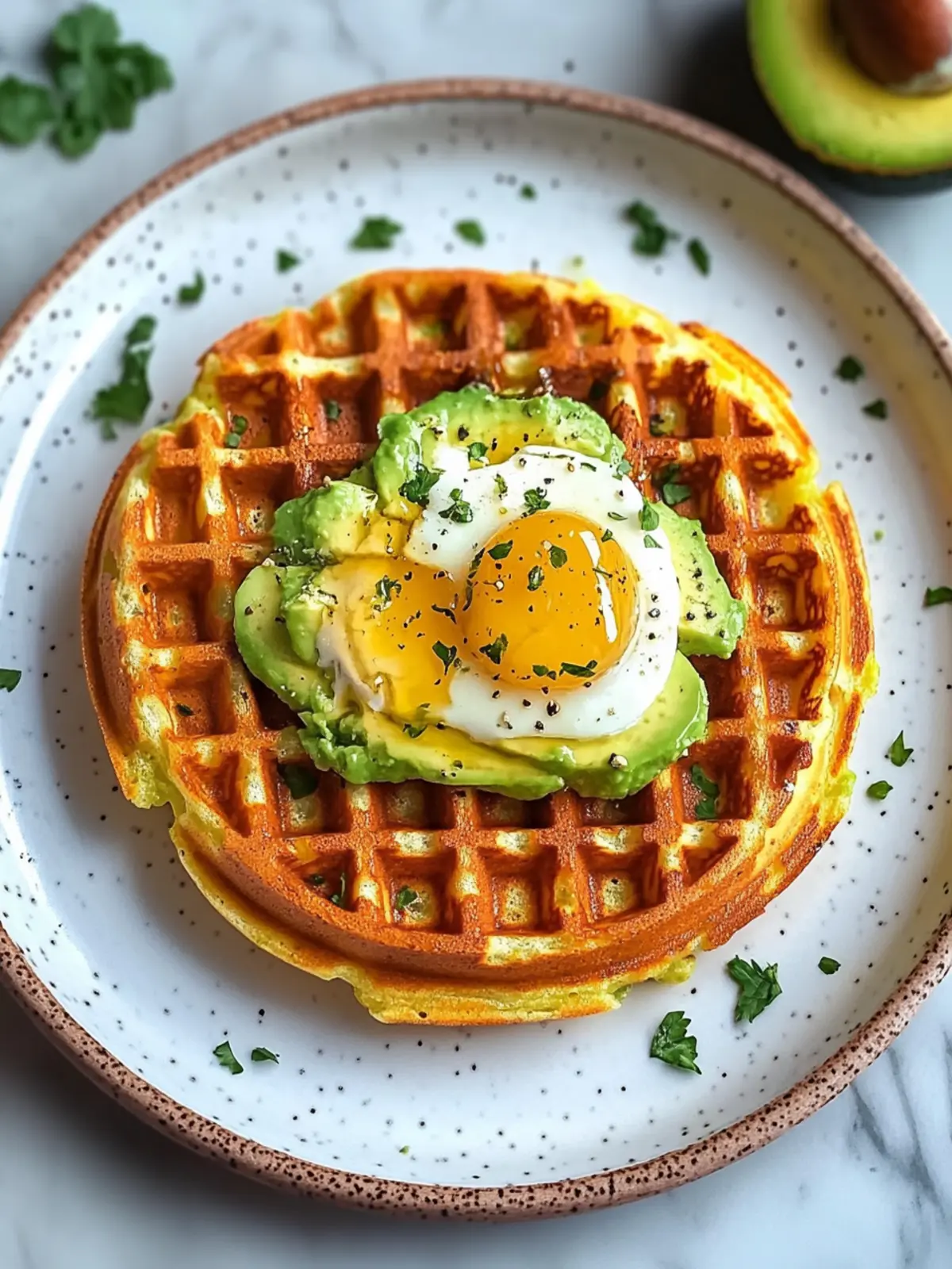 Delicious Avocado Toast Chaffle: Your New Keto Breakfast Joy 4 Delicious Avocado Toast Chaffle